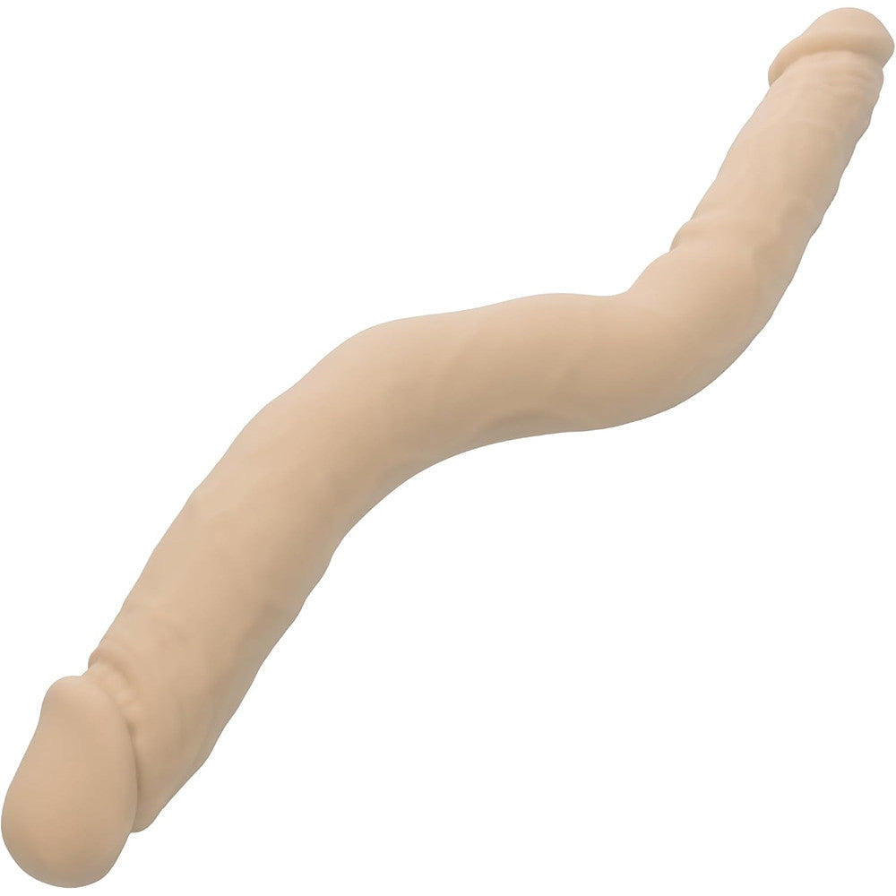 Silicone Studs Bend and Hold Dual Dong (Ivory) – 12 Inch Silicone Dildo > Dildos > Double Dildos