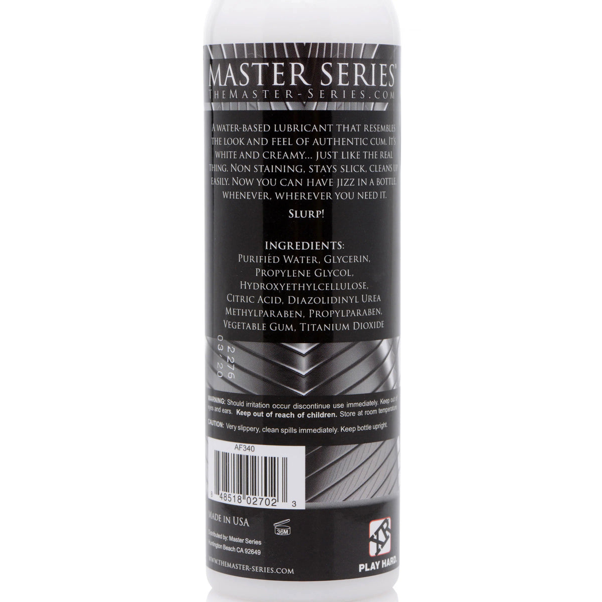 Jizz Unscented Water-Based Lubricant 8 Oz – Water-Based Lubricant > Lube > Speciality Exempt
