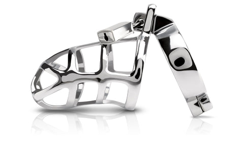 Metal Worx Hand-Polished Weighted High-Quality Steel Cock Cage Cages