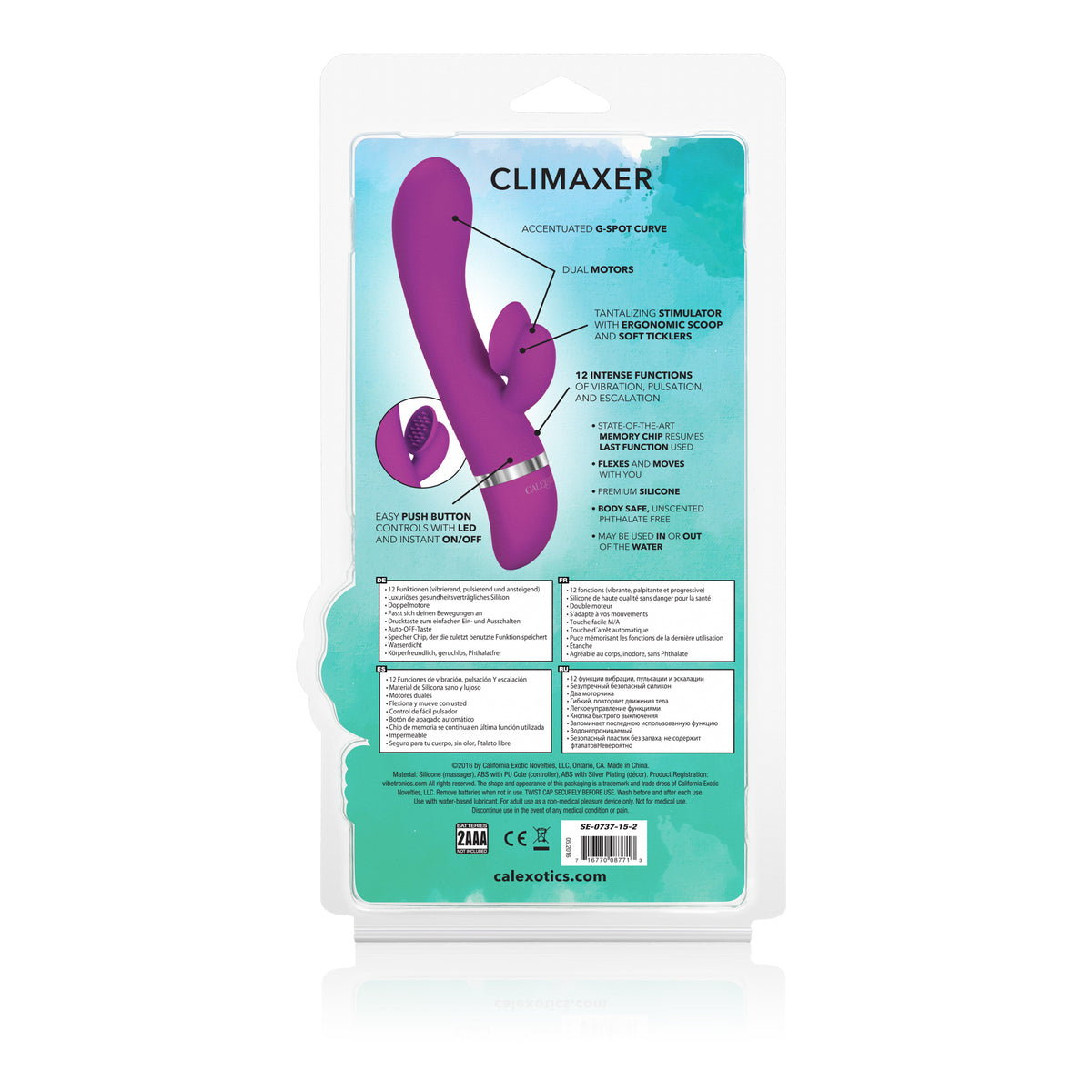 Foreplay Frenzy G-Spot Climaxer 8 Inch Vibrator > Vibrators > Ladies > Rabbit