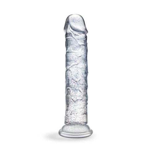Blush Naturally Yours Gala Sparkling Clear Small Dildo 6 Inch DONGS