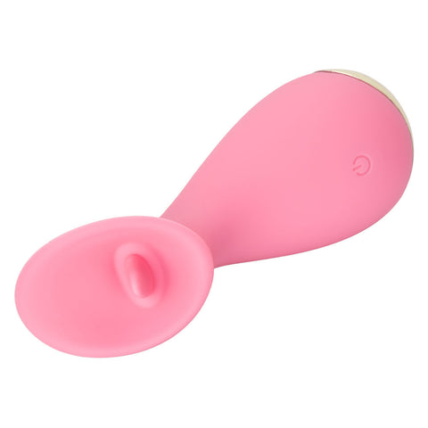Slay Tickle Me Petite Clitoral Vibrator with Flickering Vibes Pink Finger Stimulator