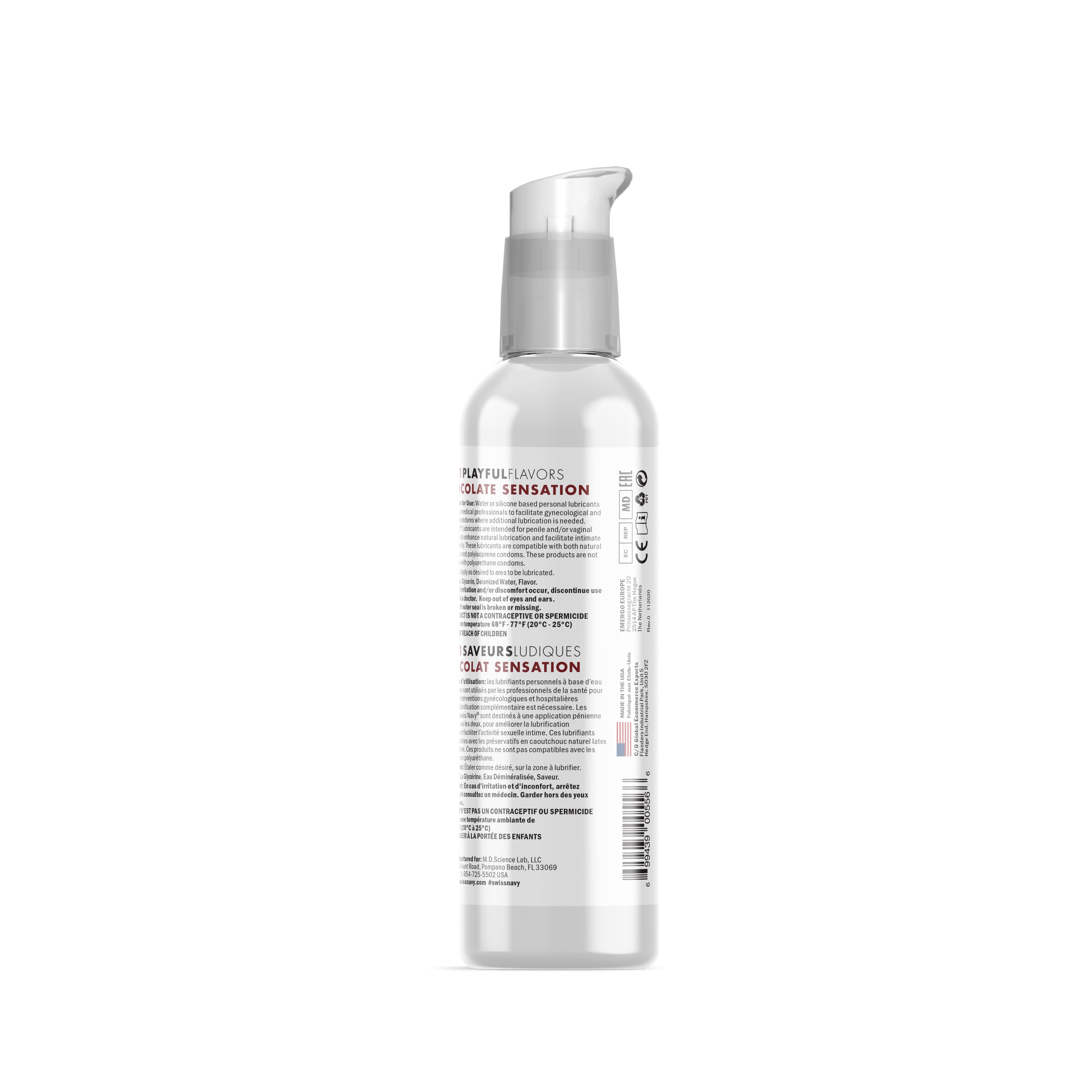 Playful Flavours 4 In 1 Chocolate Sensation 4oz/118ml Default Title Flavoured Lube