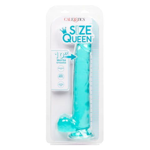 Size Queen 10 Inch Realistic Blue Dildo for Adult Intimacy Fun Dongs Big