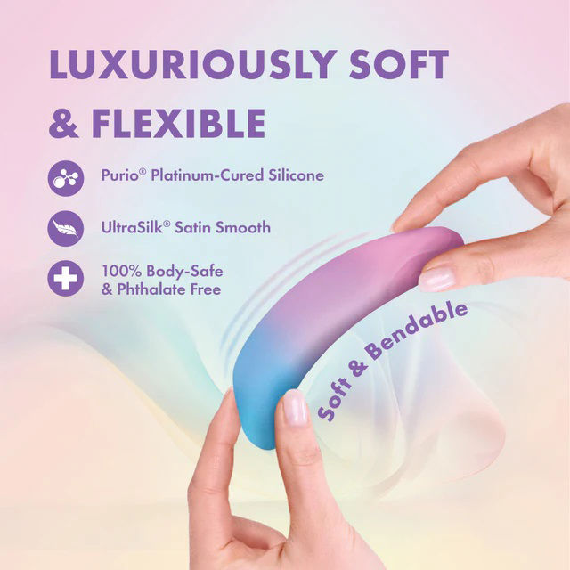 Blush Dolphin Kisses Petite Vibrator with 10 Vibration Modes BULLETS