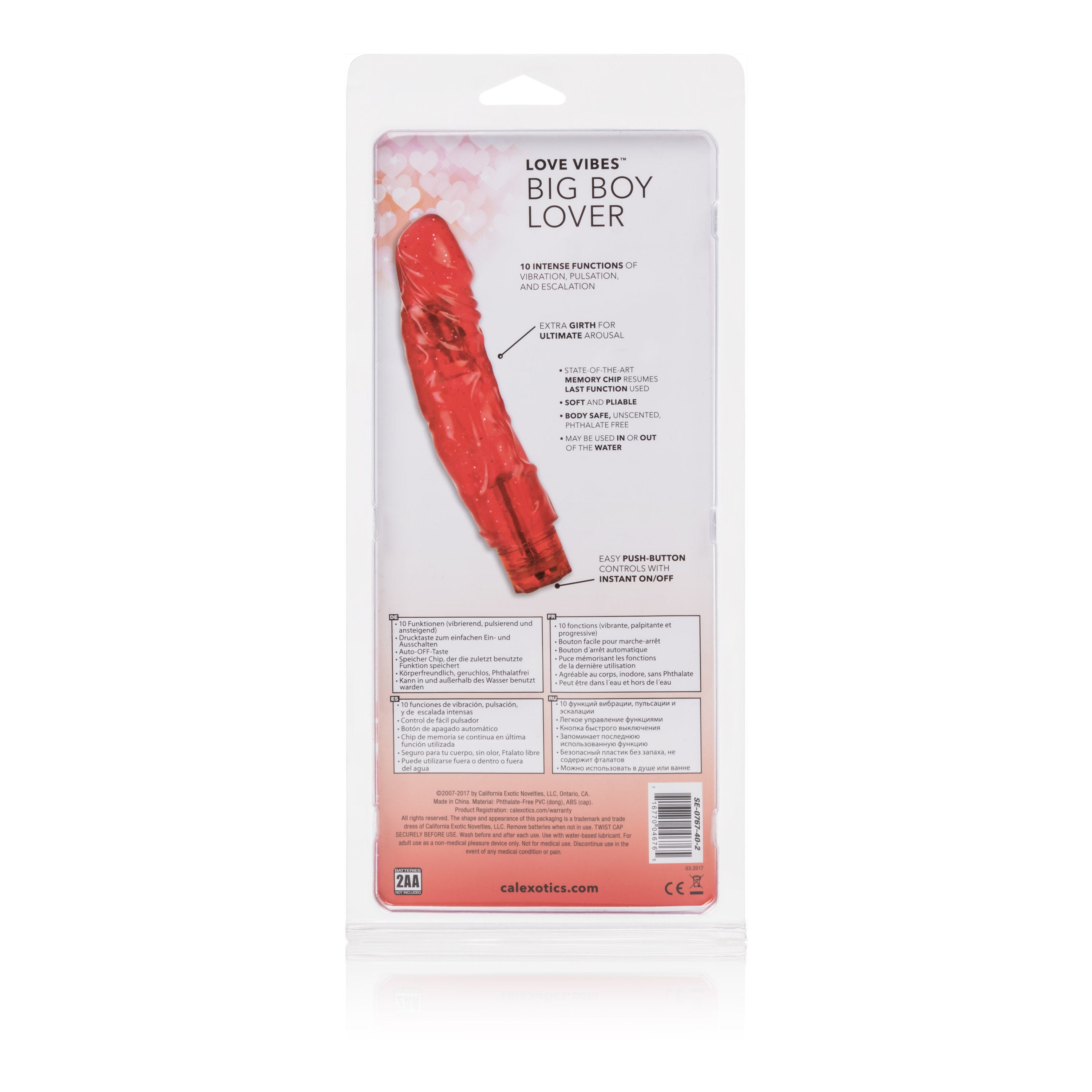 Love Vibes Big Boy Lover Vibrators