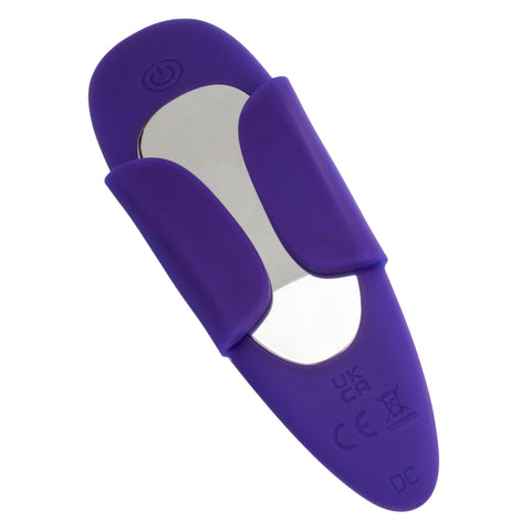 Lock-N-Play Remote Suction Panty Teaser with Vibrations Purple BULLETS