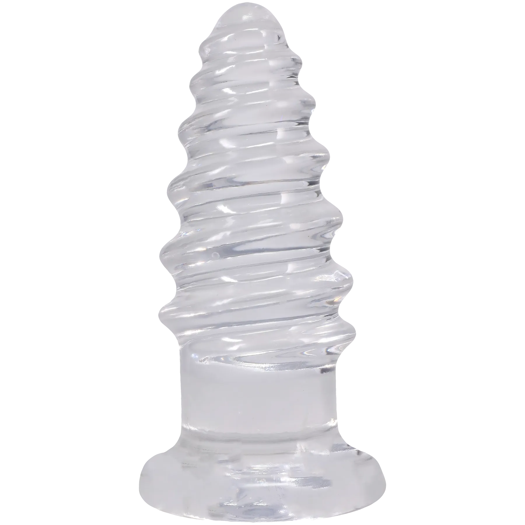 Crystal Jellies Anal Twist 7-Inch Flexible Anal Toy