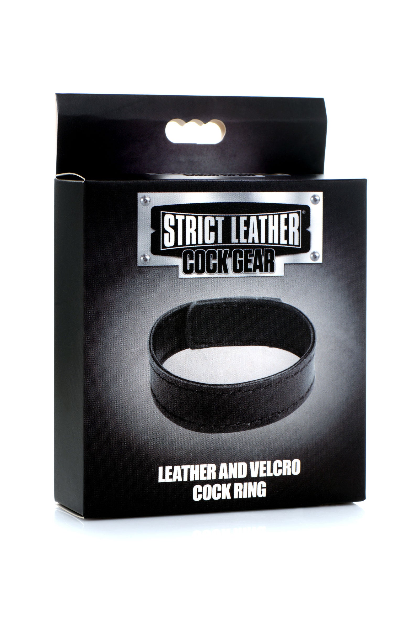 Adjustable Leather Cock Ring with Velcro Closure for Beginners COCK RINGS