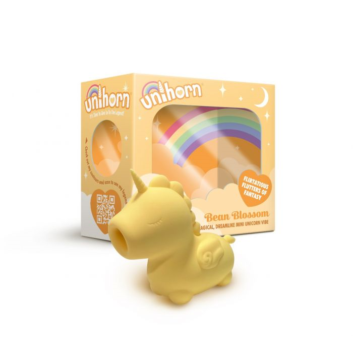 Unihorn Bean Blossom Flickering Tongue Unicorn Vibe – Playful Vibrator > Sex Toys For Ladies > Clitoral Vibrators and Stimulators