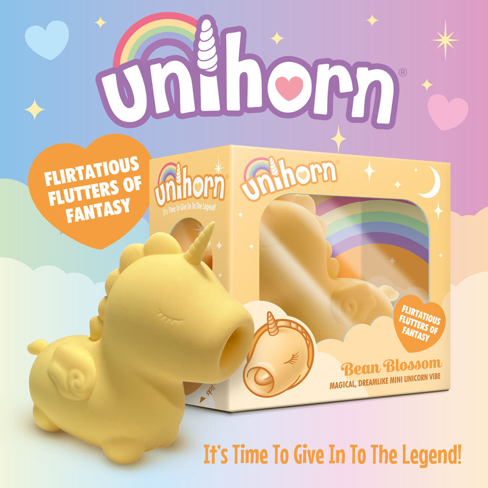 Unihorn Bean Blossom Flickering Tongue Unicorn Vibe Suction Stimulator