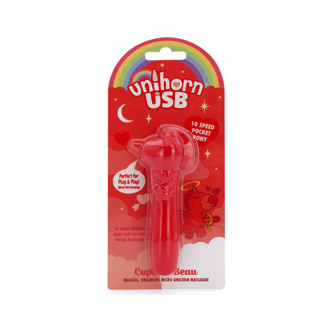 Unihorn USB Bullet Cupid's Beau 10 Speed Rechargeable Vibrator BULLETS