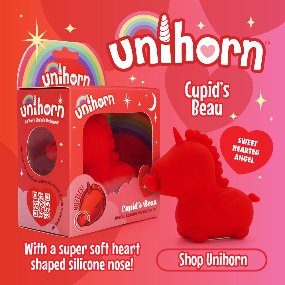 Unihorn Cupids Beau Nuzzling Nose Massager Red STIMULATORS