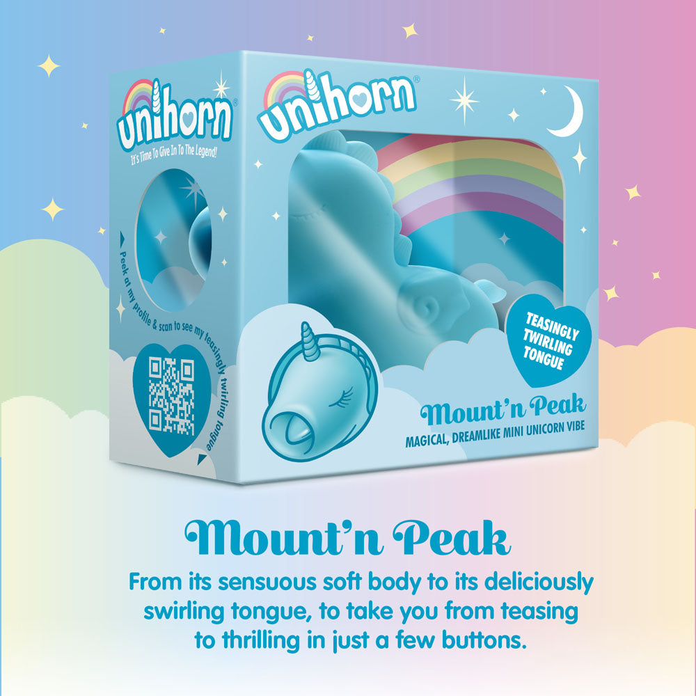 Unihorn Mountn Peak Twirling Tongue Unicorn Vibe STIMULATORS