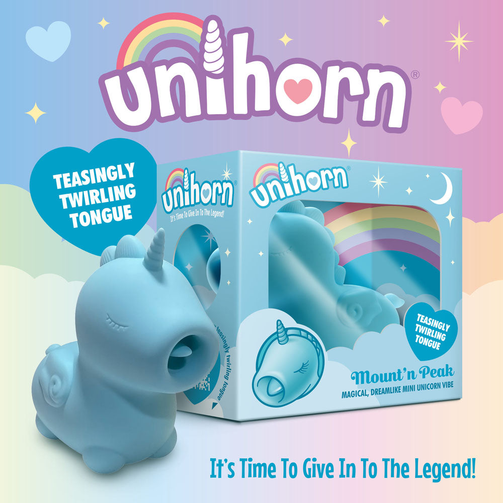 Unihorn Mountn Peak Twirling Tongue Unicorn Vibe STIMULATORS