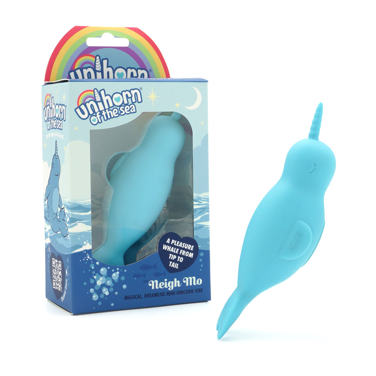 Unihorn of the Sea Neigh Mo Narwhal – Silicone Dual Motor Vibrator > Vibrators > Ladies > Clitoral Vibrators and Stimulators