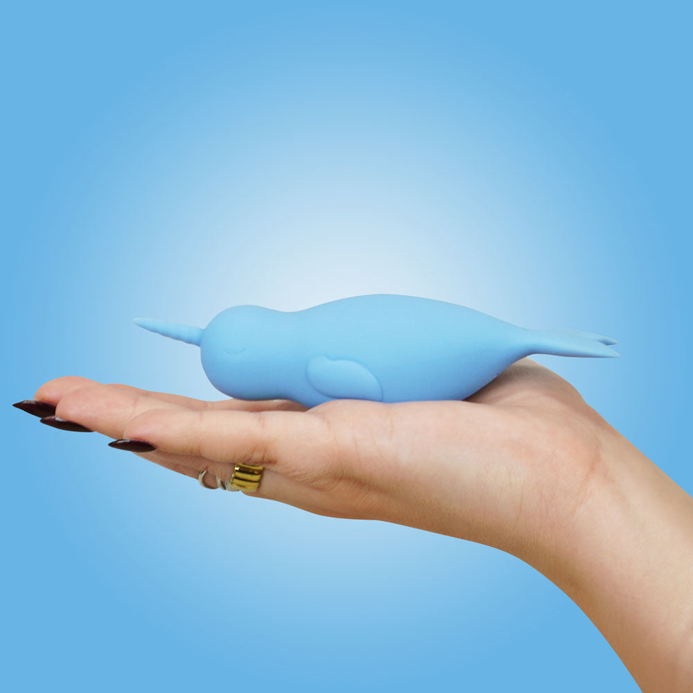 Unihorn of the Sea Neigh Mo Narwhal – Silicone Dual Motor Vibrator > Vibrators > Ladies > Clitoral Vibrators and Stimulators