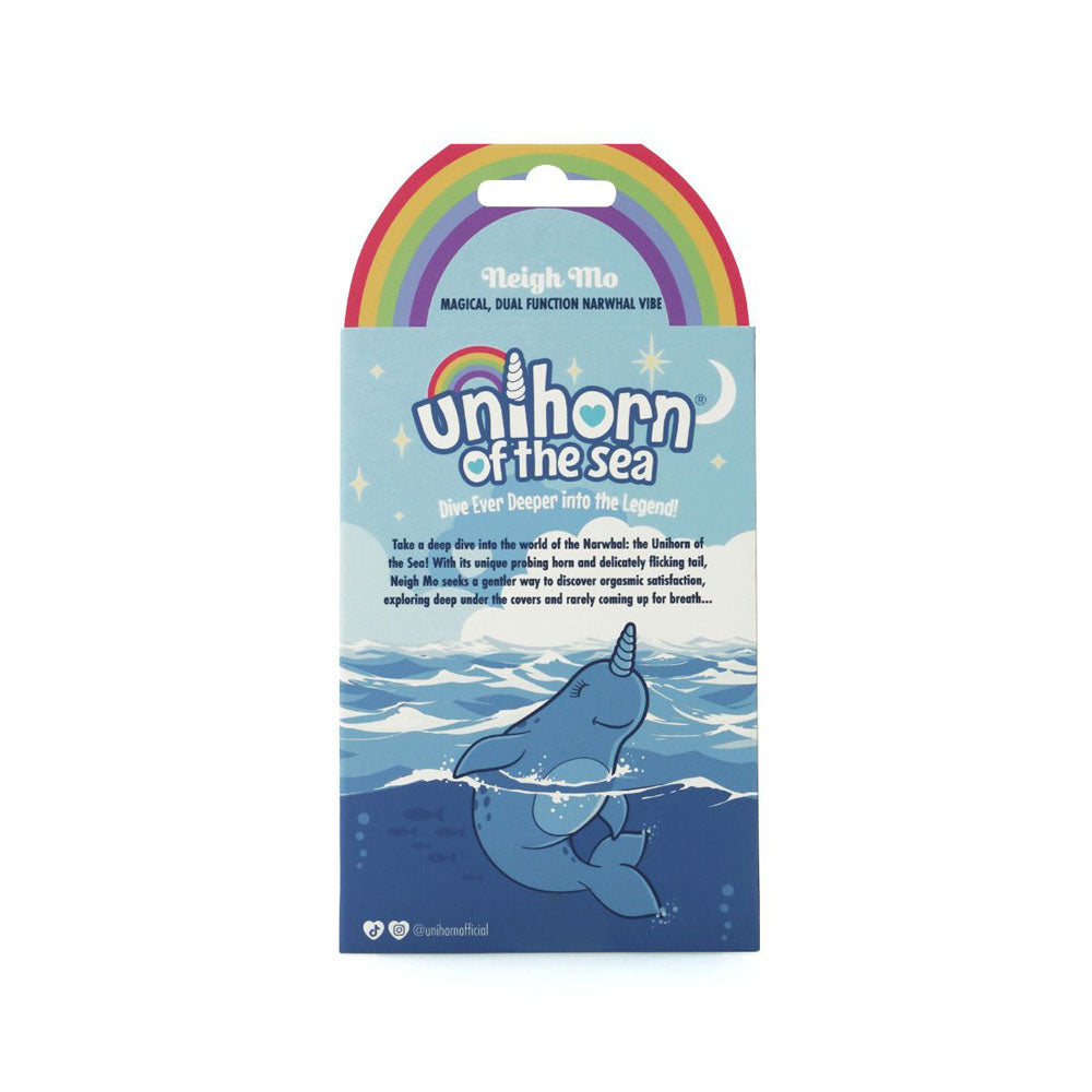 Unihorn of the Sea Neigh Mo Narwhal – Silicone Dual Motor Vibrator > Vibrators > Ladies > Clitoral Vibrators and Stimulators