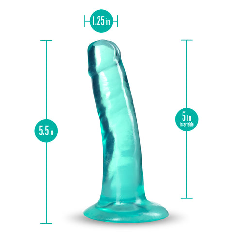 B Yours Plus Clear Suction Cup Dildo Soft Realistic Feel DONGS