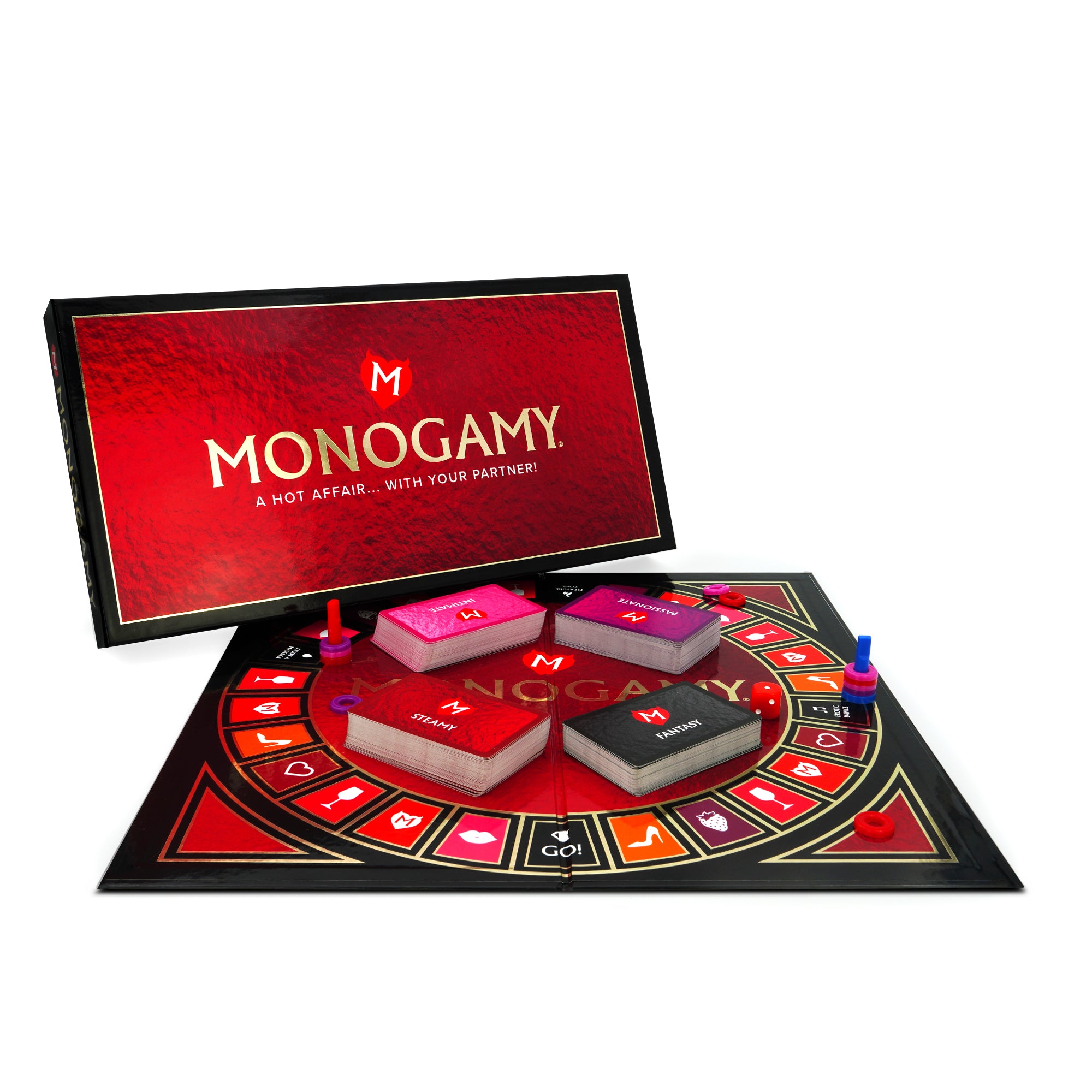 Monogamy Couples Board Game – Over 400 Seductive Ideas and Three Levels of Play > Novelties > Board Games Main image