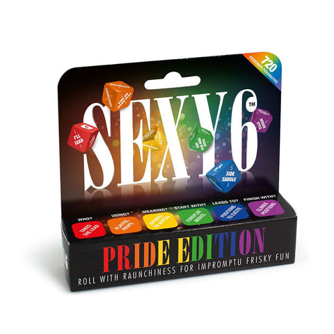 Sexy 6 Pride Edition Dice Set for Intimate Fun Games