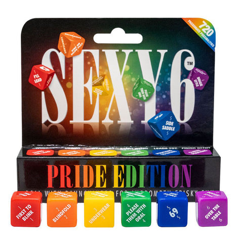 Sexy 6 Pride Edition Dice Set for Intimate Fun Default Title Games