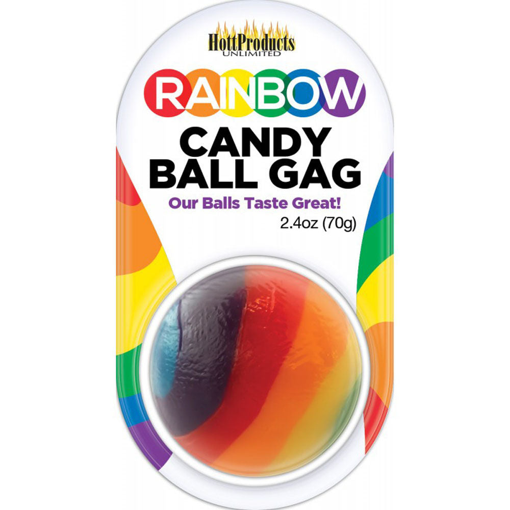 Rainbow Candy Ball Gag > Novelties > Candy & Edible Items