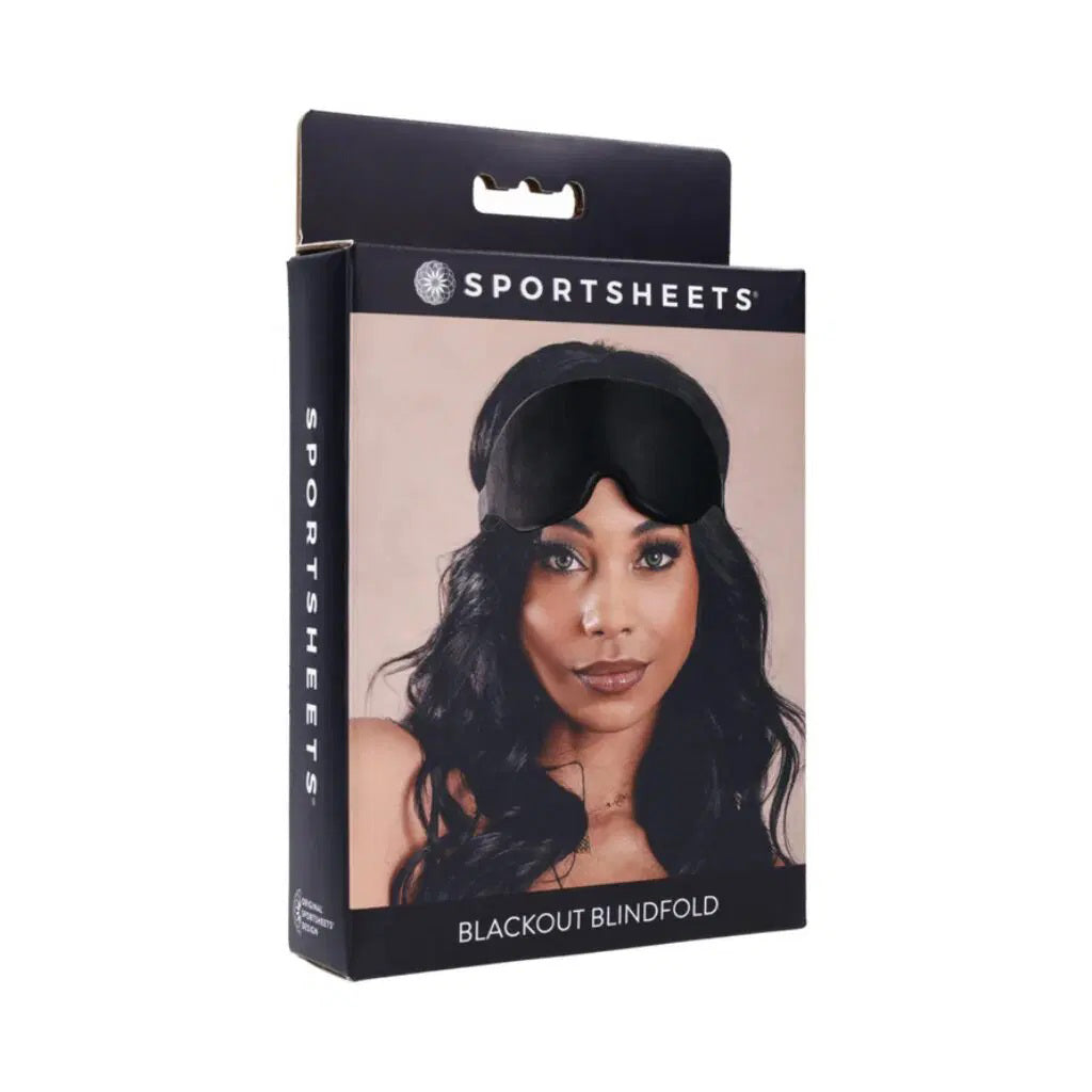 SPORTSHEETS Blackout Blindfold Black Blindfold