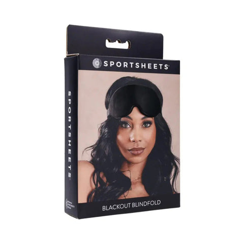 SPORTSHEETS Blackout Blindfold Black Blindfold