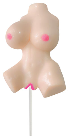 Lusty Lickers Vanilla Female Torso Edible Erotic Lollipop Beige > Relaxation Zone > Edible Treats