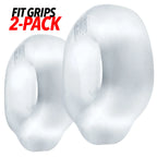 Fit Grips 2-Pack Ergo-Fit Cockrings Clear Clear > Cock Ring > Sets