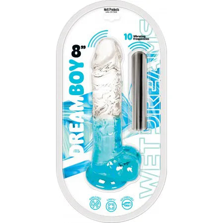 Dream Boy Jelly Dildo – 8 Inch Rechargeable Flexible Vibrator > Vibrators > Realistic Vibrators