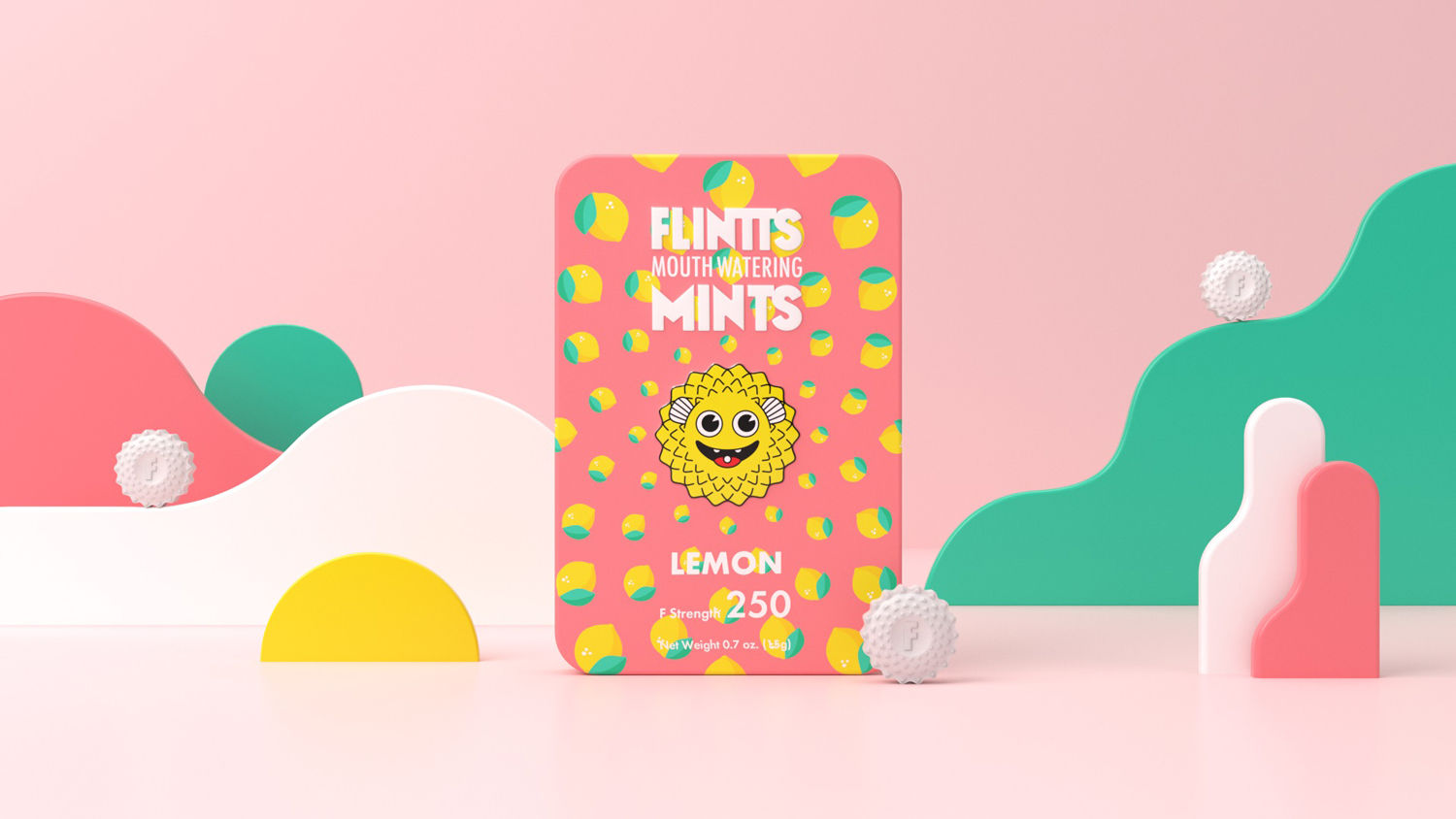 Flintts Lemon Mouth Watering Mints for Intimacy Care 30pcs Oral Gels & Sprays