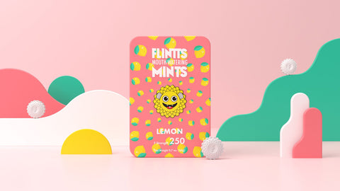 Flintts Lemon Mouth Watering Mints for Intimacy Care 30pcs Oral Gels & Sprays