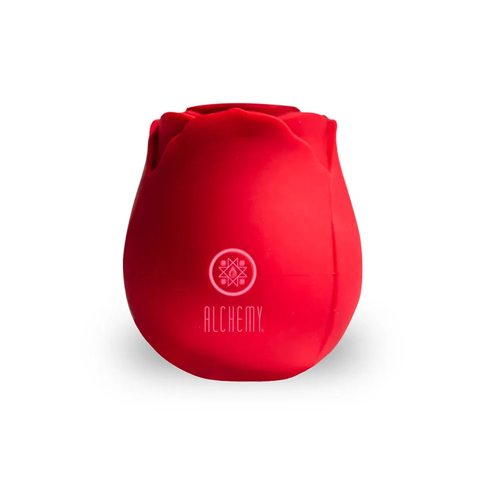 Alchemy Rosebud (Red) – Luxury Air Pulse Massager > Sex Toys For Ladies > Rose Stimulators Main image