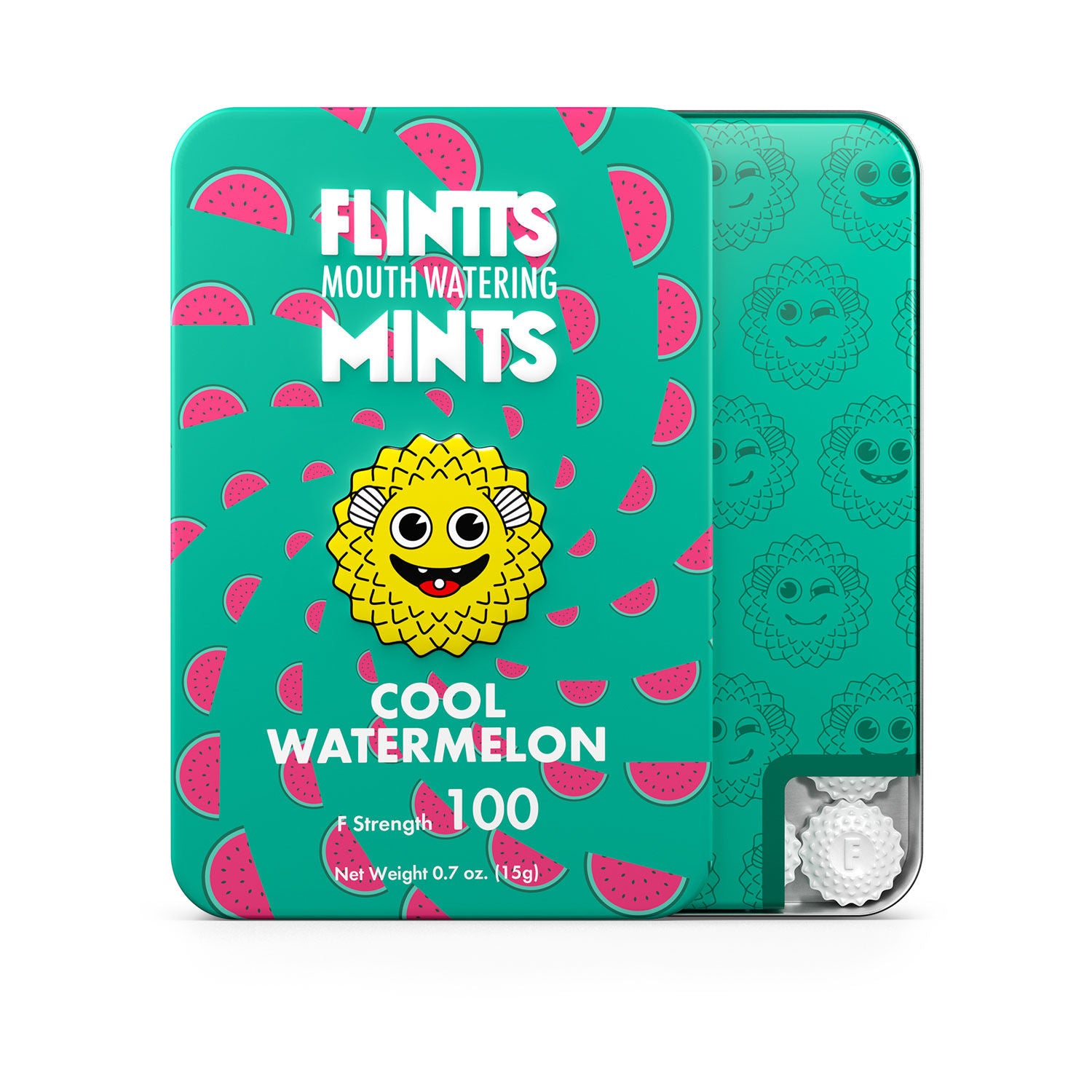 Flintts Cool Watermelon Mouth Mints with Gentle Mint Finish Default Title Oral Gels & Sprays