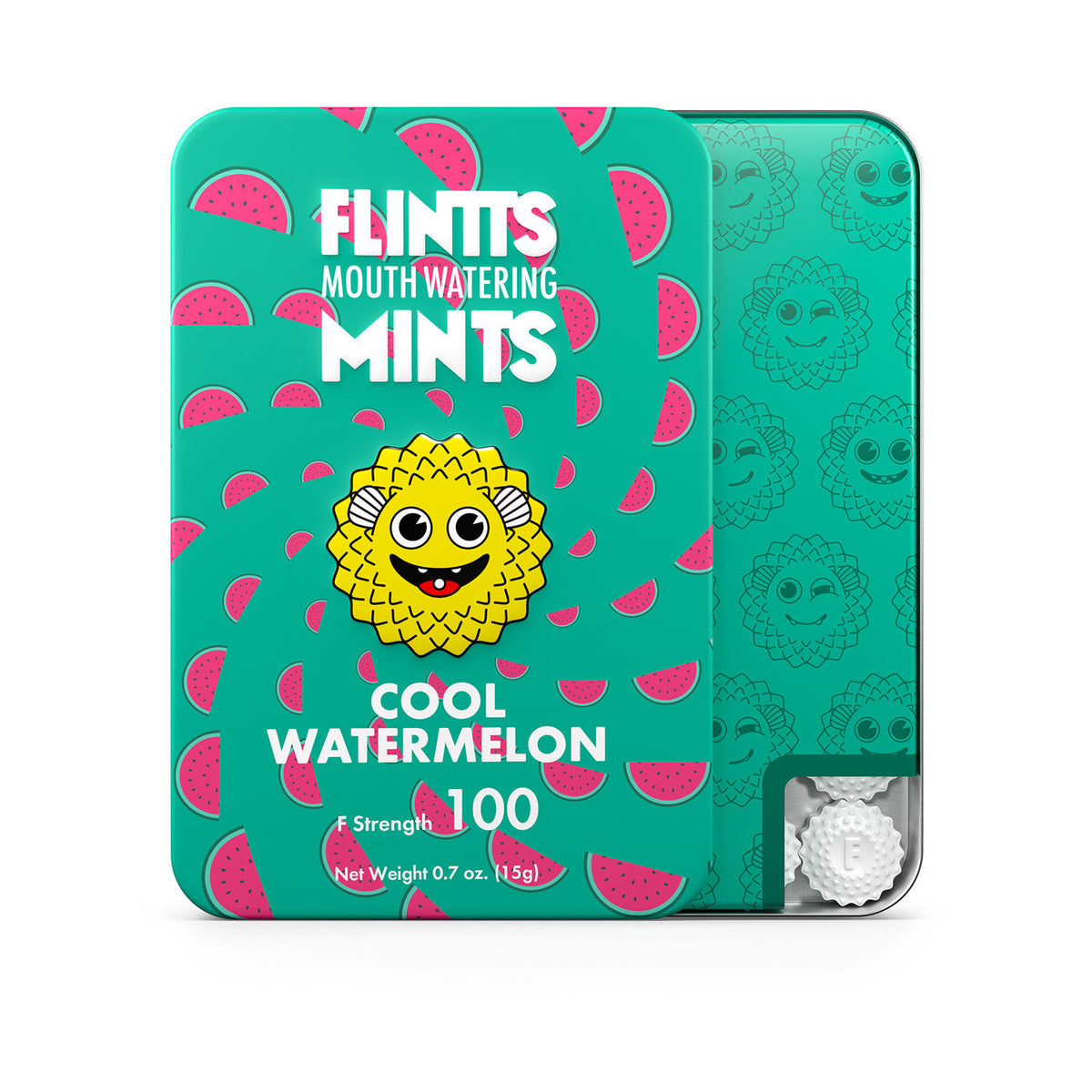 Flintts Cool Watermelon Mouth Mints with Gentle Mint Finish Default Title Oral Gels & Sprays