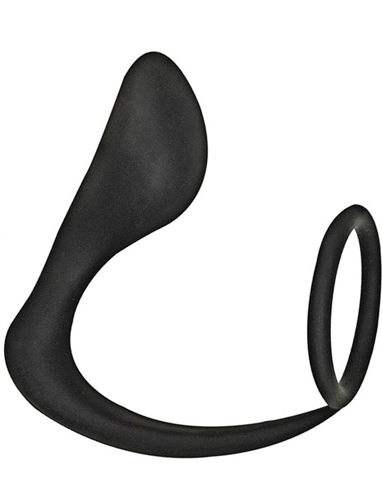 Commander Prostate Pleaser Cockring - Black Prostate Tools