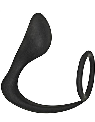 Commander Prostate Pleaser Cockring - Black Prostate Tools