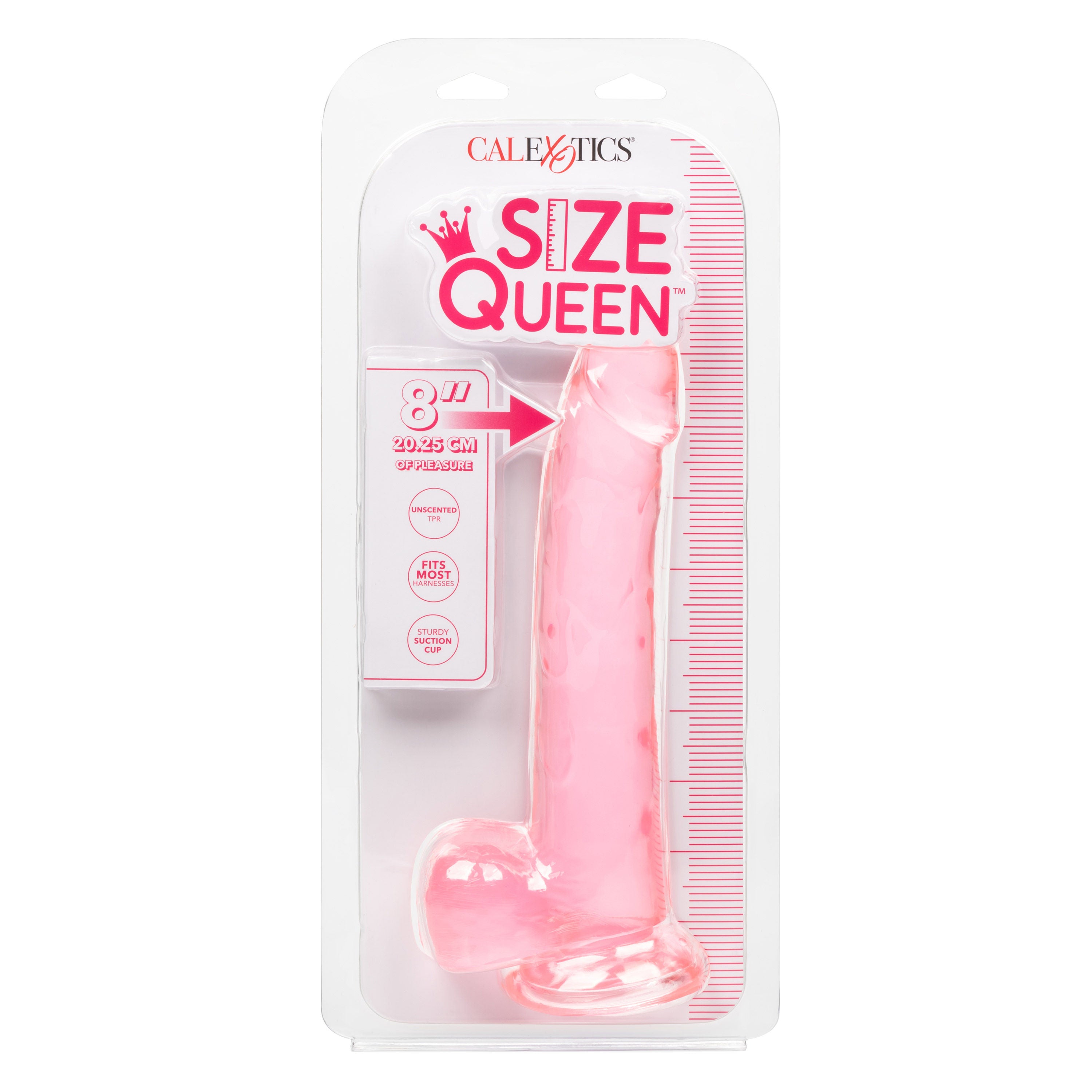 Size Queen 8 Inch Realistic Dong in Ivory for Adult Pleasure Dongs Realistic