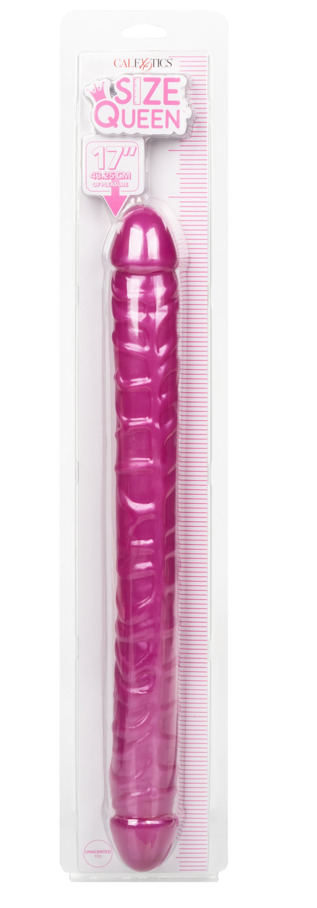 Size Queen 17 Inch Double-Ended Blue Dildo > Dildos > Double Dildos