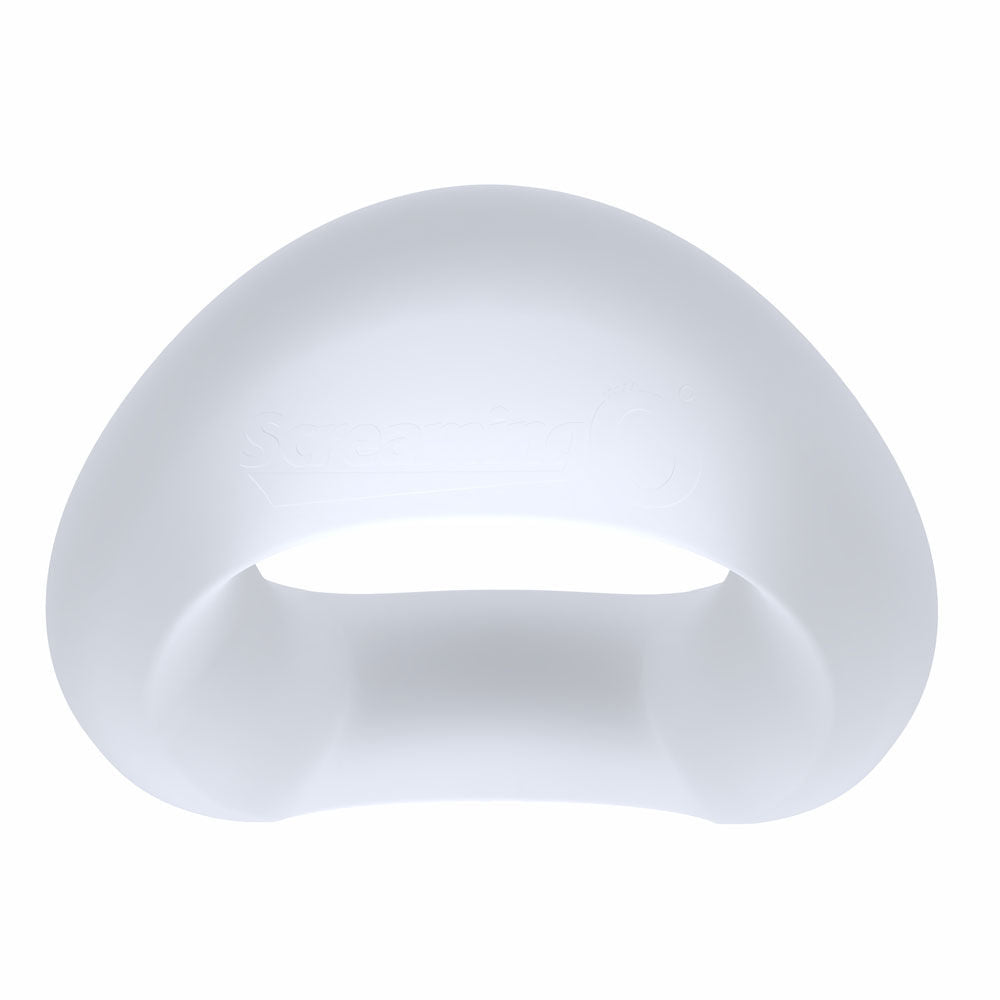 Screaming O Swingo Curve (Clear) – Stretchy True Silicone Cock Ring > Cock Ring > Single