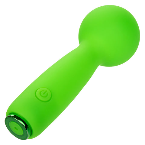 Neon Vibes The Bubbly Vibe Mini Massager in Bright Green with 10 Functions and USB Rechargeable Vibrators