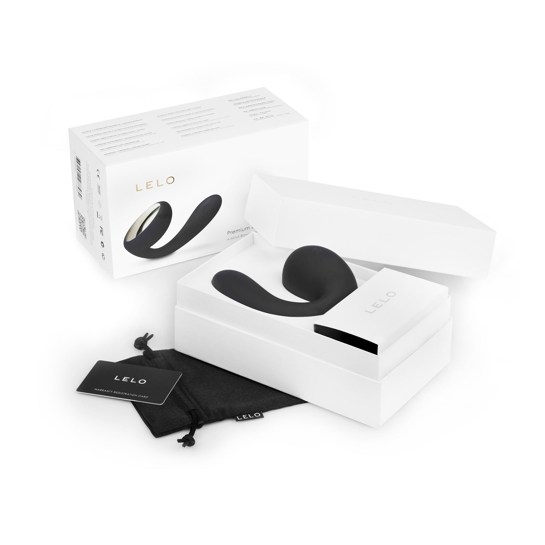 Lelo Tara Black Couples Massager G-Spot Toy Black > Sex Toys For Ladies > Panty Vibes