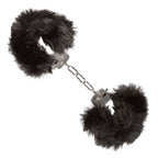 Ultra Fluffy Black Furry Bondage Cuffs > Bondage Gear > Handcuffs