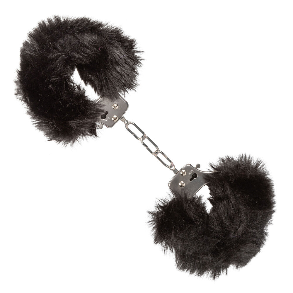 Ultra Fluffy Black Furry Bondage Cuffs > Bondage Gear > Handcuffs