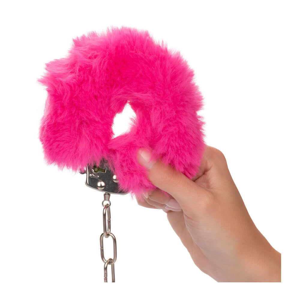 Ultra Fluffy Furry Cuffs - Pink