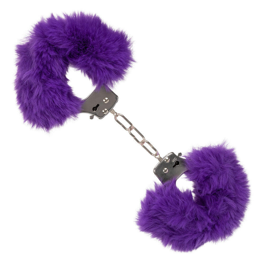 Ultra Fluffy Purple Furry Handcuffs > Bondage Gear > Handcuffs