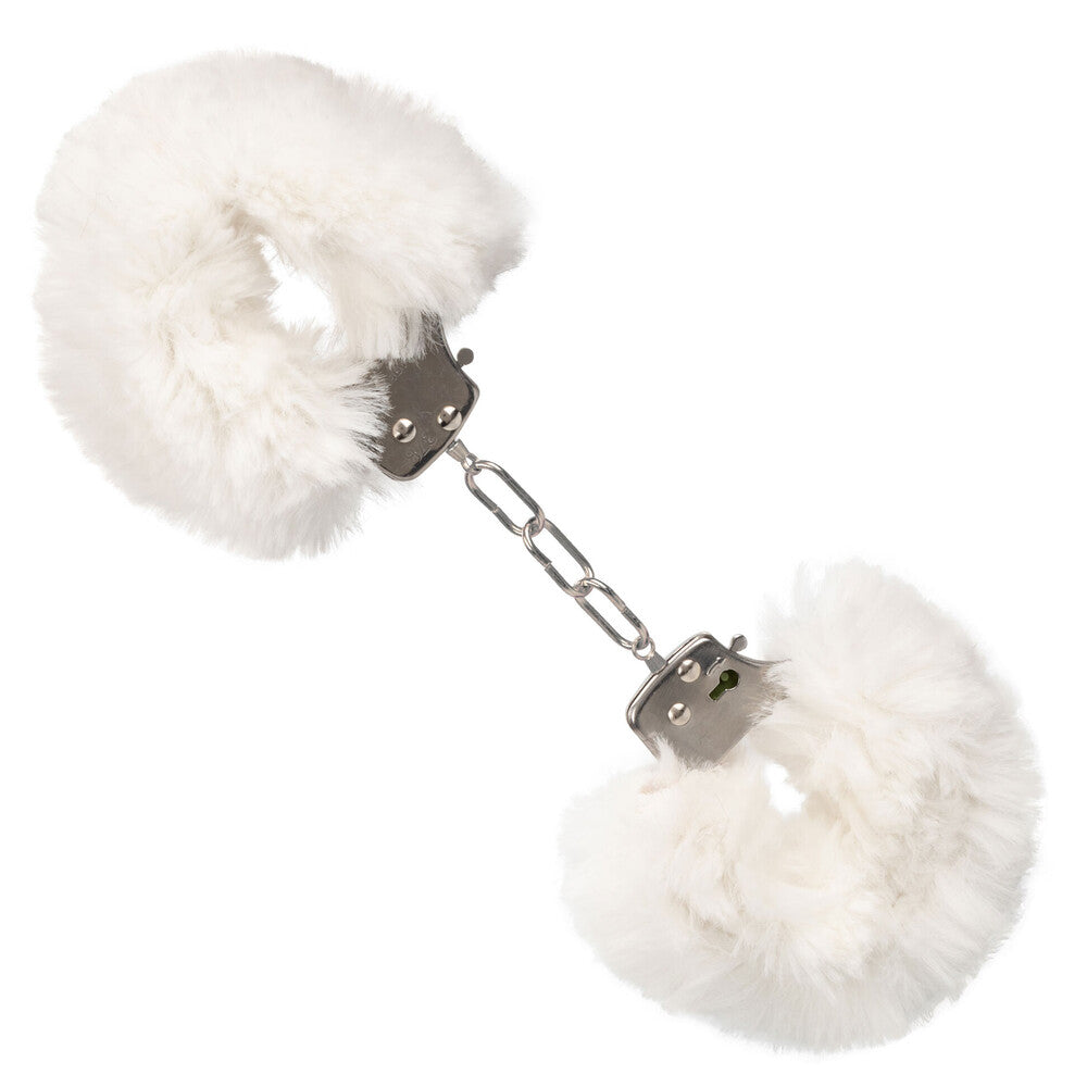 Ultra Fluffy White Furry Cuffs – Soft Bondage Handcuffs > Bondage Gear > Handcuffs Main image