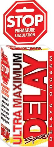 Ultra Maximum Delay Spray for Prolonged Male Intimacy Sessions ENHANCERS